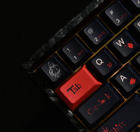 Set de Keycaps Wukds Dead Silence | PBT | ANSI | 168 Teclas